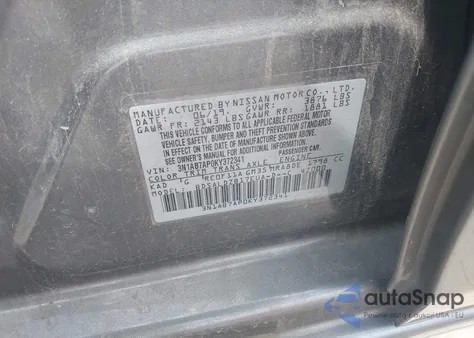 2019 Nissan Sentra Sv z USA, uszkodzony, nr VIN 3N1AB7AP0KY372341